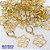 BRINCO NO BRUTO PRONTO PARA BANHO (CX177) (100% LATÃO) - BRINCO DE ARGOLINHA DE PRESSÃO(TRANQUETA)-TAMANHO UMA FLOR DE 1.8CM - PESO TOTAL 1.4GR - BRU25424 - Imagem 3