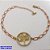 PULSEIRA NO BRUTO PRONTO PARA O BANHO(CX178) - PULSEIRA COM CORRENTE UM POR UM-COM PINGENTE ARVORE DA VIDA CRAVEJADO 20MM- TAMANHO: 18CM+ EXTENSOR - PESO TOTAL 3.5GR - BRU25464 - Imagem 1