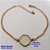 PULSEIRA NO BRUTO PRONTO PARA O BANHO(CX178) - PULSEIRA SIMPLES E DELICADA COM UMA FLOR EM MADREPEROLA- TAMANHO: 18CM+EXTENSOR - PESO TOTAL 2.4GR - BRU25467 - Imagem 2
