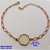 PULSEIRA NO BRUTO PRONTO PARA O BANHO(CX178) - PULSEIRA SIMPLES E DELICADA COM UMA FLOR EM MADREPEROLA- TAMANHO: 18CM+EXTENSOR - PESO TOTAL 2.4GR - BRU25469 - Imagem 2