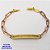 PULSEITA NO BRUTO PRONTO PARA O BANHO(CX179) -PULSEIRA MASCULINA COM CORRENTE CARTIER DE 5.8MM DE LARGURA E PLACA COM A PALAVRA JESUS - TAMANHO 20CM - PESO TOTAL 10.2GR - FECHO GAVETA COM TRAVA - BRU25493 - Imagem 1