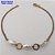 PULSEIRA NO BRUTO PRONTO PARA O BANHO - PULSEIRA SIMPLES E DELICADA- TAMANHO 18CM - PESO:3.1GR - BRU25556 - Imagem 1