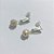 BRINCO FOLHEADO A PRATA COM 50 MILÉSIMOS + VERNIZ DIAMOND - BRINCO BASE OVAL E PÉROLA 8MM - PRA981 - Imagem 2