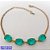 PULSEIRA NO BRUTO PRONTO PARA O BANHO(CX180) PULSEIRA COM CORRENTE ELLO PORTUGUES - QUATRO PEDRA DE ZIRCONIA - TAMANHO 18CM+EXTENSOR - - PESO 4.9GR - BRU25572 - Imagem 2