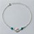 PULSEIRA FOLHEADA A PRATA COM 50 MILÉSIMOS + VERNIZ DIAMOND - PULSEIRA COM MIÇANGAS E CÍRCULO VAZADO - TAMANHO: 19CM + EXTENSOR - PRA1029 - Imagem 1