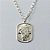 GARGANTILHA FOLHEADA A PRATA COM 50 MILÉSIMOS + VERNIZ DIAMOND - GARGANTILHA COM PINGENTE JESUS 30MM FECHO GAVETA - PRA1040 - Imagem 2