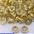 ACESSORIO NO BRUTO PRONTO PARA O BANHO -(CX184)BASE PARA BRINCO CRAVEJADA "6.0MM" REDONDA (VENDIDA POR UNIDADE)- BRU25704 - Imagem 2