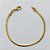 PULSEIRA FOLHEADA A OURO - BANHADA COM 5 MILÉSIMOS + VERNIZ DIAMOND - PULSEIRA 17CM - OURO1416 - Imagem 1