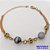 PULSEIRA NO BRUTO PRONTO PARA O BANHO (CX185) - PULSEIRA NO BRUTO SIMPLES E DELICADA- TAMANHO 18CM / PESO TOTAL 5.6GR - BRU25814 - Imagem 2