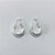 BRINCO FOLHEADO A PRATA COM 50 MILÉSIMOS + VERNIZ DIAMOND - BRINCO DE ARGOLA 17MM - PRA1059 - Imagem 1