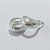 BRINCO FOLHEADO A PRATA COM 50 MILÉSIMOS + VERNIZ DIAMOND - BRINCO DE ARGOLA 7X15MM - PRA1072 - Imagem 2
