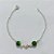PULSEIRA FOLHEADA A PRATA COM 50 MILÉSIMOS + VERNIZ DIAMOND - PULSEIRA COM PÉROLA - TAM: 17CM - PRA1079 - Imagem 1