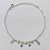 PULSEIRA FOLHEADA A PRATA COM 50 MILÉSIMOS + VERNIZ DIAMOND - PULSEIRA COM PÉROLAS E CRIANÇAS - TAM: 19CM + EXTENSOR - PRA1080 - Imagem 1