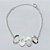 PULSEIRA FOLHEADA A PRATA COM 50 MILÉSIMOS + VERNIZ DIAMOND - PULSEIRA COM ELEMENTOS VAZADOS - TAM: 19CM + EXTENSOR - PRA1083 - Imagem 1
