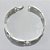 PULSEIRA FOLHEADA A PRATA COM 50 MILÉSIMOS + VERNIZ DIAMOND - PULSEIRA EM CHAPAS COM SOL - TAM: 18CM - PRA1086 - Imagem 1