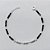 PULSEIRA FOLHEADA A PRATA COM 50 MILÉSIMOS + VERNIZ DIAMOND - PULSEIRA COM MIÇANGAS - TAM: 18CM - PRA1096 - Imagem 1