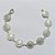 PULSEIRA FOLHEADA A PRATA COM 50 MILÉSIMOS + VERNIZ DIAMOND - PULSEIRA 18CM TODA EM MEDALHAS - PRA1123 - Imagem 1