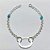 PULSEIRA FOLHEADA A PRATA COM 50 MILÉSIMOS + VERNIZ DIAMOND - PULSEIRA 19CM COM ELEMENTO VAZADO - PRA1118 - Imagem 1
