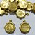 ACESSÓRIO NO BRUTO PRONTO PARA O BANHO - (3.524) MEDALHA DUPLA NOSSA SRA APARECIDA 15MM - PESO 0,6GR - COMPOSIÇÃO 100% LATÃO - BRU27008 - Imagem 1