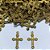 ACESSÓRIO NO BRUTO PRONTO PARA O BANHO - (3.1616F1) CRUCIFIXO COM DUAS ARGOLINHAS 16MM - PESO 0,3GR - COMPOSIÇÃO 100% LATÃO - BRU27018 - Imagem 1
