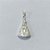 PINGENTE FOLHEADO A PRATA COM 50 MILÉSIMOS + VERNIZ DIAMOND - PINGENTE NOSSA SENHORA APARECIDA 15MM - PRA1125 - Imagem 1