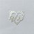 PINGENTE FOLHEADO A PRATA COM 50 MILÉSIMOS + VERNIZ DIAMOND - PINGENTE MÃE 26MM - PRA1127 - Imagem 1