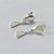 BRINCO FOLHEADO A PRATA COM 50 MILÉSIMOS + VERNIZ DIAMOND - BRINCO PINO COM PINGENTE NOSSA SENHORA APARECIDA 8MM- PRA1133 - Imagem 2