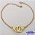 PULSEIRA NO BRUTO PRONTO PARA O BANHO(CX188)(3.266)PULSEIRA COM CORRENTE ELLO PORTUGUES 18CM ALGEMA DUPLA(dois lado) ( PESO 2.3GR -BRU26015 - Imagem 2