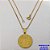 GARGANTILHA NO BRUTO PRONTO PARA O BANHO(CX188)GARGANTILHA COM CORRENTE RABO DE RATO DE 45CM+MEDALHA DE SÃO BENTO ( PESO 5.7GR -BRU26025 - Imagem 1
