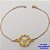 PULSEIRA NO BRUTO PRONTO PARA O BANHO (CX189) -PULSEIRA COM CORRENTE VENEZIANA E MEDALHA DO ESPIRITO SANTO CRAVEJADA TAMANHO 18CM / PESO TOTAL 2.2GR - BRU26054 - Imagem 1