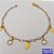 PULSEIRA NO BRUTO PRONTO PARA O BANHO(CX189) - PULSEIRA SIMPLES E DELICADA - TAMANHO 18CM - PESO TOTAL 1.8GR - BRU26057 - Imagem 2