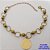 PULSEIRA NO BRUTO PRONTO PARA O BANHO(CX189) -PULSEIRA 100% LATÃO -TAMANHO 18CM(medalha do pai nosso de 15mm - PESO TOTAL 5.9GR - BRU26075 - Imagem 2