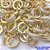 BRINCO NO BRUTO PRONTO BANHO (CX190) - BRINCO COM DUAS FILEIRAS EM ZIRCÔNIAS - ARGOLINHA DE PRESSÃO (TRANQUETA) TAMANHO 13MM - PESO TOTAL 3GR - BRU26098 - Imagem 1
