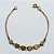 PULSEIRA NO BRUTO PRONTA PARA O BANHO(CX192) - PULSEIRA 17CM - COM CORAÇÕES E STRASS - PESO 1,9GR - COMPOSIÇÃO: 100% LATÃO - BRU27162 - Imagem 1