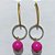BRINCO NO BRUTO PRONTO PARA O BANHO(CX190) - BRINCO DE PINO BASE COMPRIDA COM ESFERA ROSA E ARGOLA 39MM - PESO 5,2GR - COMPOSIÇÃO: 100% LATÃO - BRU27171 - Imagem 1