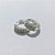 BRINCO FOLHEADO A PRATA COM 50 MILÉSIMOS + VERNIZ DIAMOND - BRINCO ARGOLA CRAVEJADO COM MICRO ZIRCÔNIAS CRISTAIS - TAMANHO: 6X19MM - PRA1142 - Imagem 2