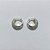 BRINCO FOLHEADO A PRATA COM 50 MILÉSIMOS + VERNIZ DIAMOND - BRINCO ARGOLA CRAVEJADO COM MICRO ZIRCÔNIAS CRISTAIS - TAMANHO: 5X14MM - PRA1144 - Imagem 1