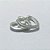 BRINCO FOLHEADO A PRATA COM 50 MILÉSIMOS + VERNIZ DIAMOND - BRINCO ARGOLA CORAÇÃO CRAVEJADO COM MICRO ZIRCÔNIAS CRISTAIS - TAMANHO: 2X19MM - PRA1157 - Imagem 2