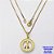 GARGANTILHA NO BRUTO PRONTO PARA O BANHO(CX191)GARGANTILHA CORRENTE VENEZIANA DE 45CM COM MEDALHA DE NOSSA SENHORA APARECIDA EM ALTA FUSÃO CRAVEJADA (TAMANHO 1.5CM )PESO 3.2GR- BRU26806 - Imagem 2