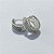 BRINCO FOLHEADO A PRATA COM 50 MILÉSIMOS + VERNIZ DIAMOND - BRINCOS ARGOLA DE PRESSÃO CRAVEJADO EM MICROS ZIRCÔNIAS 6X14MM - PRA1181 - Imagem 2