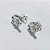 BRINCO FOLHEADO A PRATA COM 50 MILÉSIMOS + VERNIZ DIAMOND - BRINCO DE PINO BASE CACHORRO 10MM - PRA1188 - Imagem 2