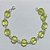 PULSEIRA FOLHEADA A PRATA COM 50 MILÉSIMOS + VERNIZ DIAMOND - PULSEIRA COM FLORES ACRÍLICAS 17CM - PRA1195 - Imagem 1
