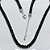 SHOCKER FOLHEADA A PRATA COM 50 MILÉSIMOS + VERNIZ DIAMOND - SHOCKER TODA EM ZIRCÔNIA NEGRA 40CM + EXTENSOR - PRA1196 - Imagem 1