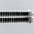 SHOCKER FOLHEADA A PRATA COM 50 MILÉSIMOS + VERNIZ DIAMOND - SHOCKER TODA EM ZIRCÔNIA NEGRA 40CM + EXTENSOR - PRA1196 - Imagem 2