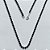 SHOCKER FOLHEADA A PRATA COM 50 MILÉSIMOS + VERNIZ DIAMOND - SHOCKER TODA EM ZIRCÔNIA NEGRA 40CM - PRA1199 - Imagem 1