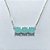 GARGANTILHA FOLHEADA A PRATA COM 50 MILÉSIMOS + VERNIZ DIAMOND - GARGANTILHA COM PINGENTE EM ZIRCÔNIAS VERDES 26MM - PRA1215 - Imagem 2