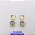 BRINCO NO BRUTO PRONTO PARA O BANHO()- BRINCO ARGOLINHA DE PRESSÃO(TRANQUETA) BASE DE 12MM EM ALTA FUSÃO E PEDRA DE ZIRCONIA CENTRAL DE 8MM- PESO TOTAL 3.7GR - BRU26948 - Imagem 1