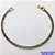 PULSEIRA NO BRUTO PRONTO PARA O BANHO(CX194)- PULSEIRA RIVIERA DE 18CM (LARGURA 3,5MM)- PESO TOTAL 4,5GR - BRU26949 - Imagem 1