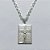 GARGANTILHA FOLHEADA A PRATA COM 50 MILÉSIMOS + VERNIZ DIAMOND - GARGANTILHA COM PINGENTE PLACA CRUCIFIXO ORAÇÃO 20X29MM - PRA1228 - Imagem 2