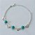 PULSEIRA FOLHEADA A PRATA COM 50 MILÉSIMOS + VERNIZ DIAMOND - PULSEIRA DUPLA 18CM + EXTENSOR - COM ESFERAS E CORAÇÕES - PRA1237 - Imagem 1